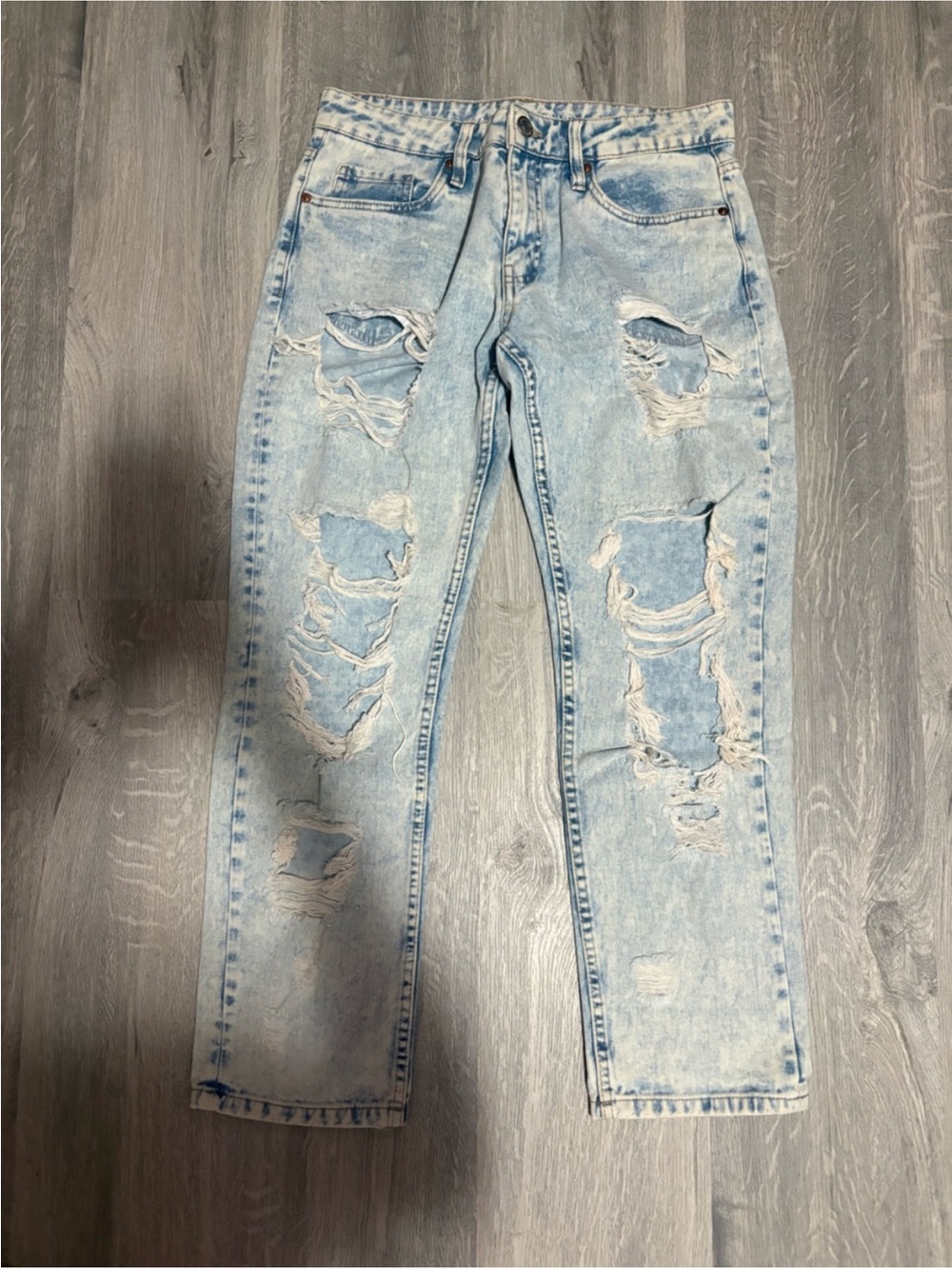 3 for $14 Aeropostale Light Blue Distressed boyfriend Jeans size 4